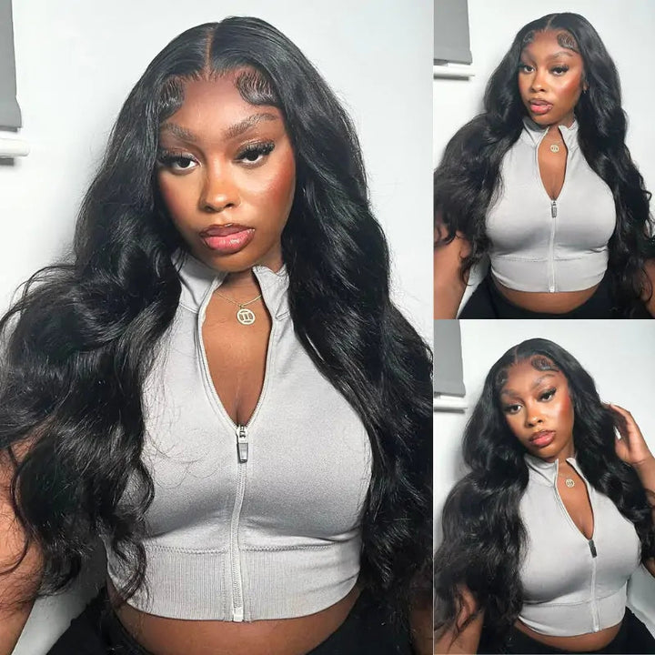 30inch=$199 Tiktokers Recommend 180% Density Body Wave HD  Lace Frontal Wig Pre Bleached Glueless Wigs-Daisy Hair