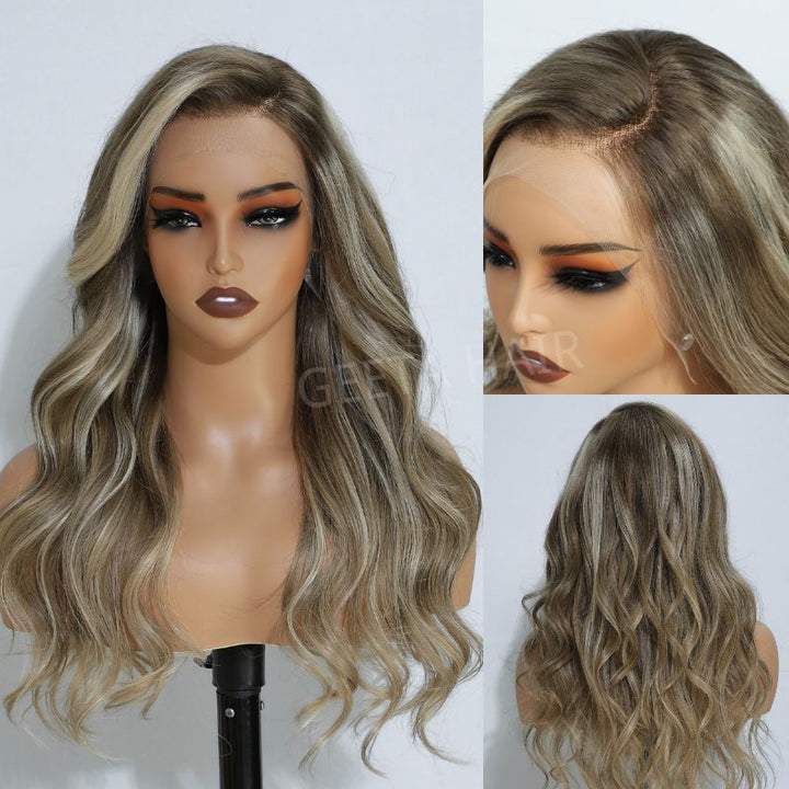 Wear and Go Glueless Wigs P16/613 Body Wave Lace Front Wigs Human Hair 13x4 HD Lace Wigs Daisy Hair