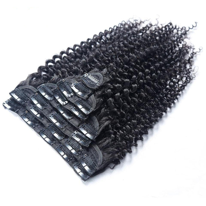 Daisy Curly Clip-In Extensions 100% Human Hair 8 Pieces and 120G Per Pack