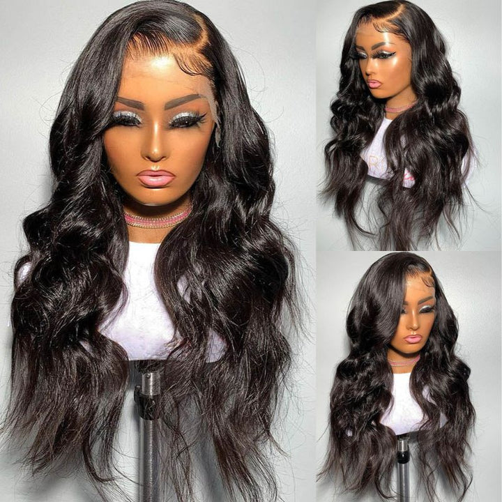 30inch=$199 Tiktokers Recommend 180% Density Body Wave HD  Lace Frontal Wig Pre Bleached Glueless Wigs-Daisy Hair