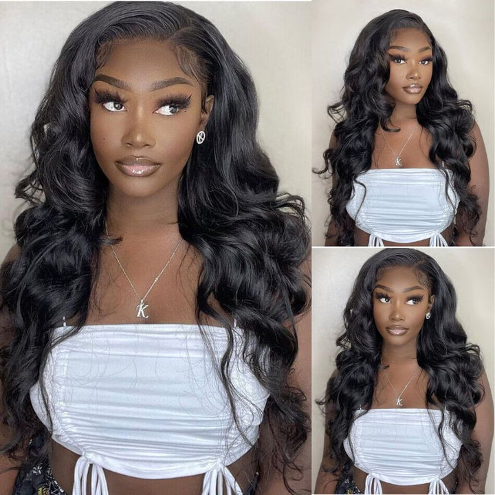 30inch=$199 Tiktokers Recommend 180% Density Body Wave HD  Lace Frontal Wig Pre Bleached Glueless Wigs-Daisy Hair