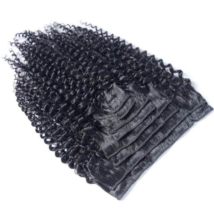 Daisy Curly Clip-In Extensions 100% Human Hair 8 Pieces and 120G Per Pack