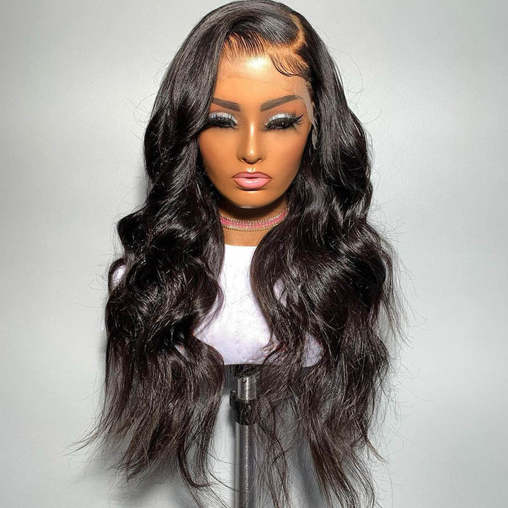 30inch=$199 Tiktokers Recommend 180% Density Body Wave HD  Lace Frontal Wig Pre Bleached Glueless Wigs-Daisy Hair