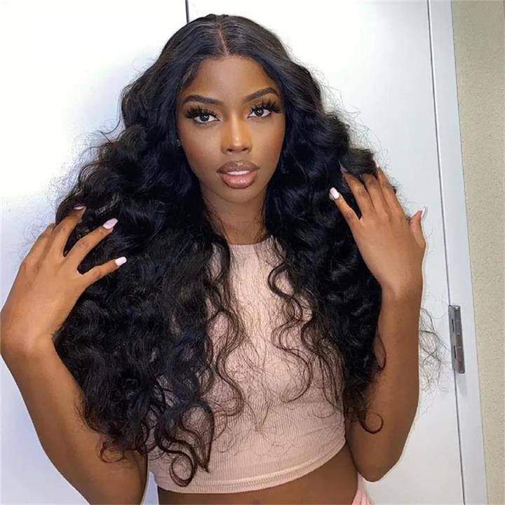 Loose Wave 13x4 HD Lace Front Wig Pre Plucked Hairline With Baby Hair 150% Density-Daisy Hair