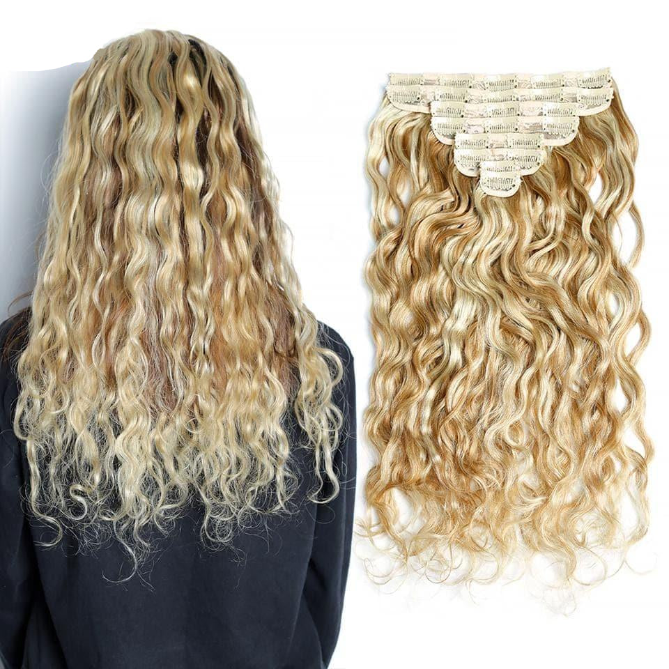 Daisy Clip-In Extensions P#8-#613 Body Wave In 100% Human Hair 8 Pieces and 120G Per Pack