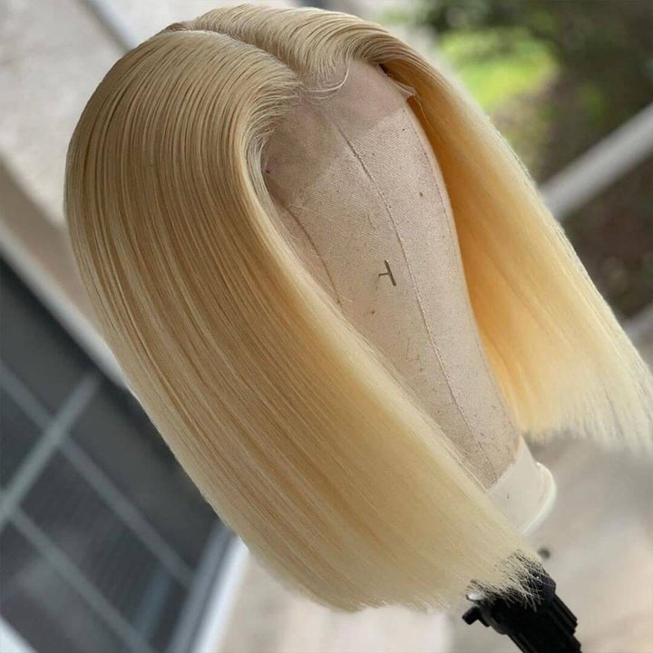 Short Straight Hair 613 Bob Wig 13x4 HD Lace Front Wig For Black Women 100% Real Human Hair Wig-Daisy Hair