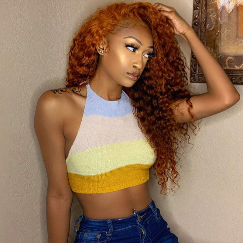 Ginger Color Wig Curly Hair 13x4 HD Lace Front Wig 100% Virgin Human Hair Wig Natural Hairline With Baby Hair- Daisy Hair