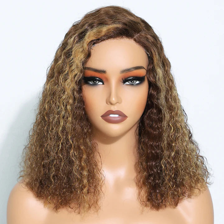 Highlight Glueless Wear Go Wigs 13x4 HD Lace Frontal Wig Ombre Bob Lace Front Wigs Daisy Hair