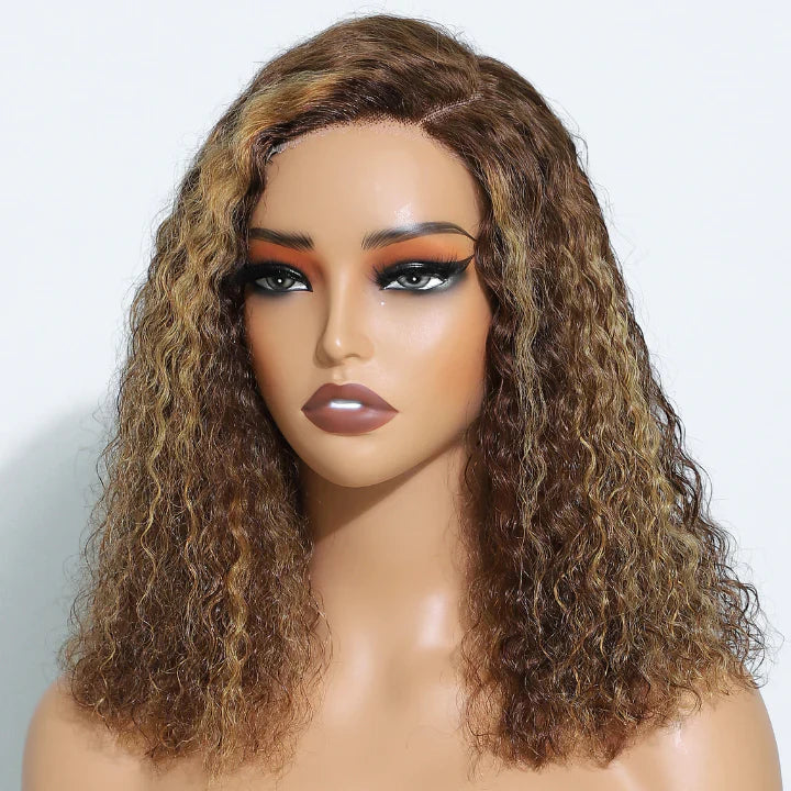 Highlight Glueless Wear Go Wigs 13x4 HD Lace Frontal Wig Ombre Bob Lace Front Wigs Daisy Hair