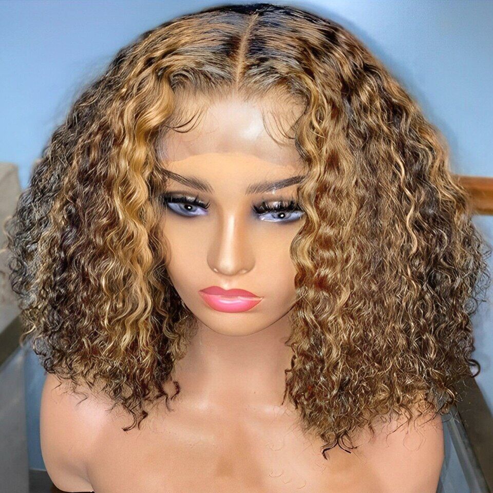 Wear and Go Glueless Wigs Human Hair Pre Plucked Pre Cut 7x5 HD Lace Wigs Ready to Wear Curly Bob Wigs Daisy Hair