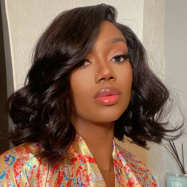 Flash Sale Short Body Wave Human Hair Wigs Glueless C-shaped Side Part Bob Wigs-Daisyhair