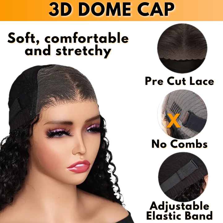 Funky Colored Wigs | Glueless 13x4/6x4.5 Chestnut Brown Body Wave HD Transaparent Pre Cut Lace Human Hair Wigs With Breathable Cap Air Wig- Daisy Hair