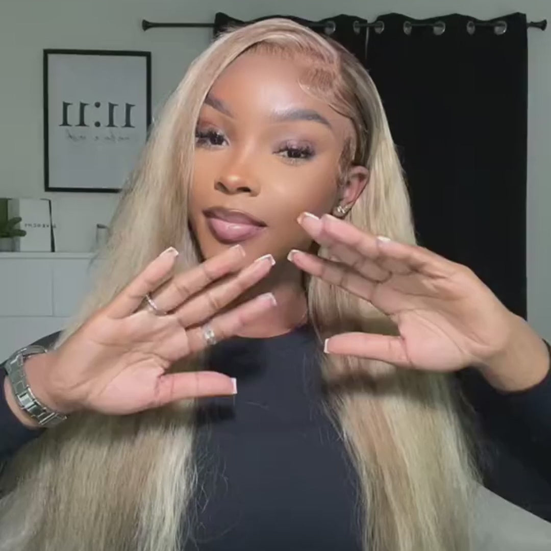 Wear and Go Glueless Wigs P16/613 Body Wave Lace Front Wigs Human Hair 13x4 HD Lace Wigs Daisy Hair