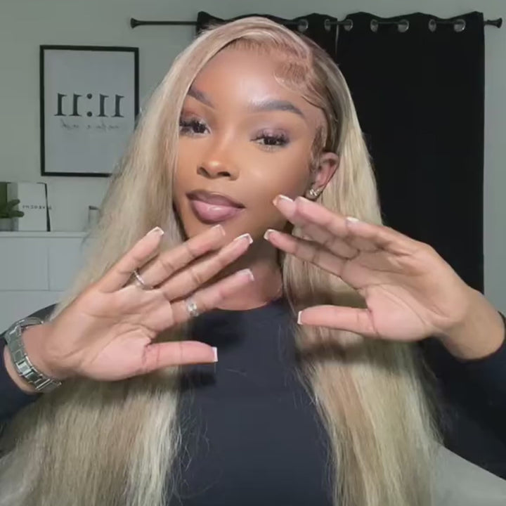 Wear and Go Glueless Wigs P16/613 Body Wave Lace Front Wigs Human Hair 13x4 HD Lace Wigs Daisy Hair