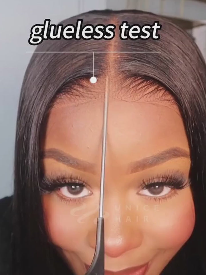 Wear Go Glueless Straight Pre Cut HD Transaparent Lace Human Hair Wigs With Breathable Cap Air Wig-Daisy Hair