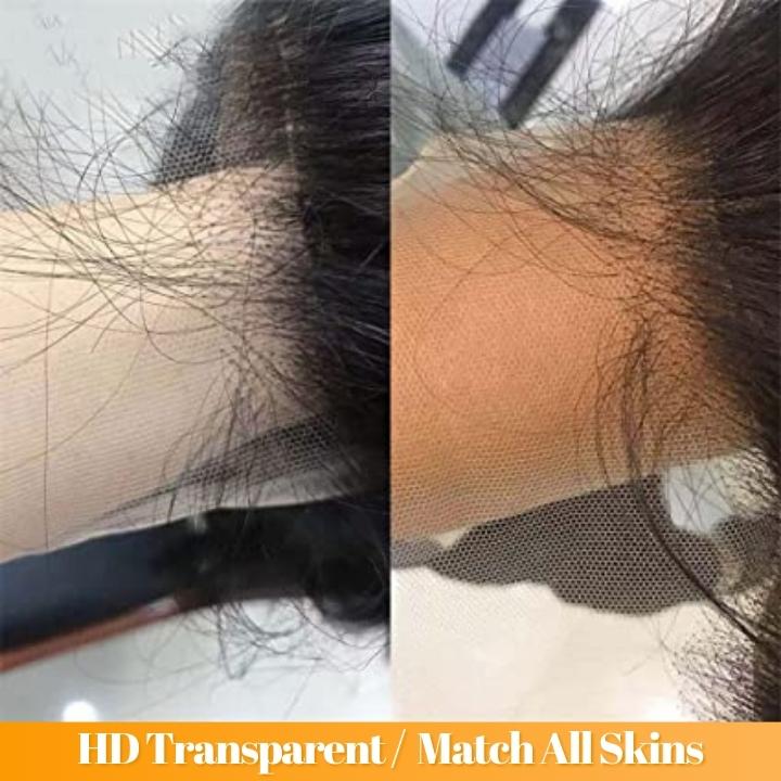 Glueless 13x4/6x4.5 Pink Body Wave Pre Cut HD Transaparent Lace Human Hair Wigs- Daisy Hair